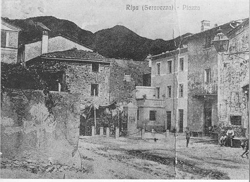 Una vecchia foto del paese prima della II guerra mondiale